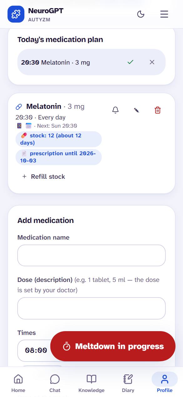 Medication reminders