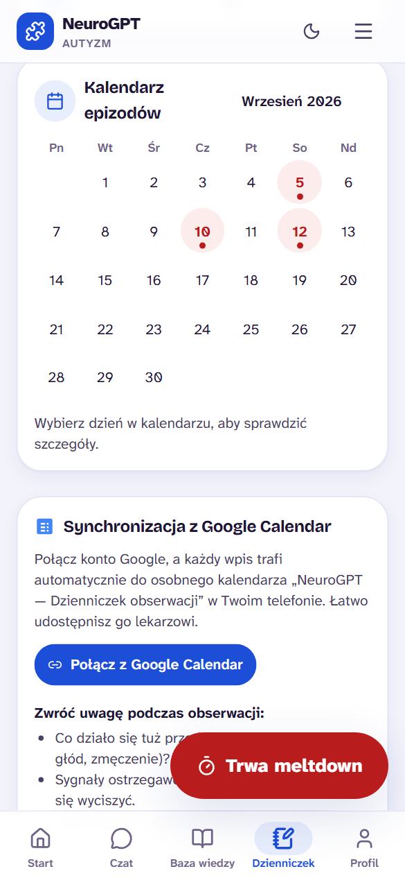 Kalendarz obserwacji